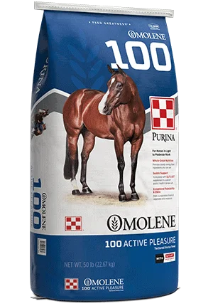 Purina® Omolene® #100 Active Pleasure Horse Feed