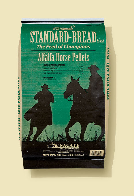 SACATE PELLETS MILLS STANDARD-BREAD ALFALFA HORSE PELLETS