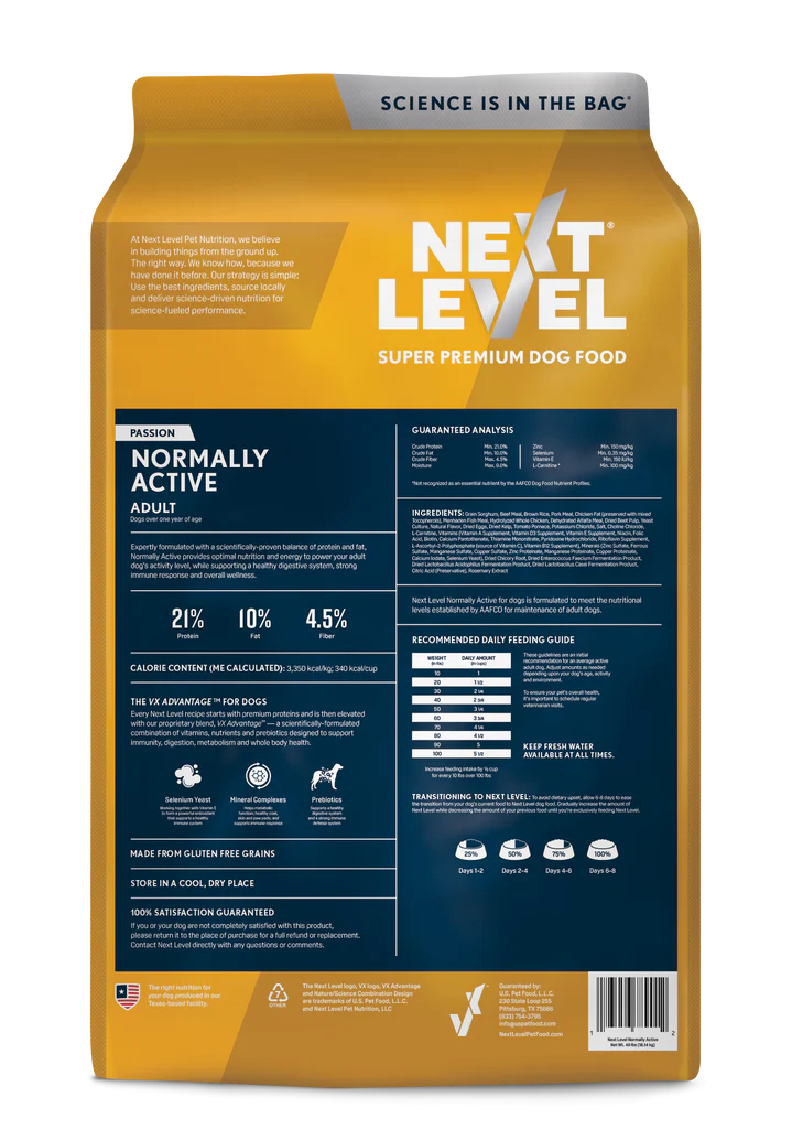 NEXT LEVEL NORMAL ACTIVE ADULT 40LB