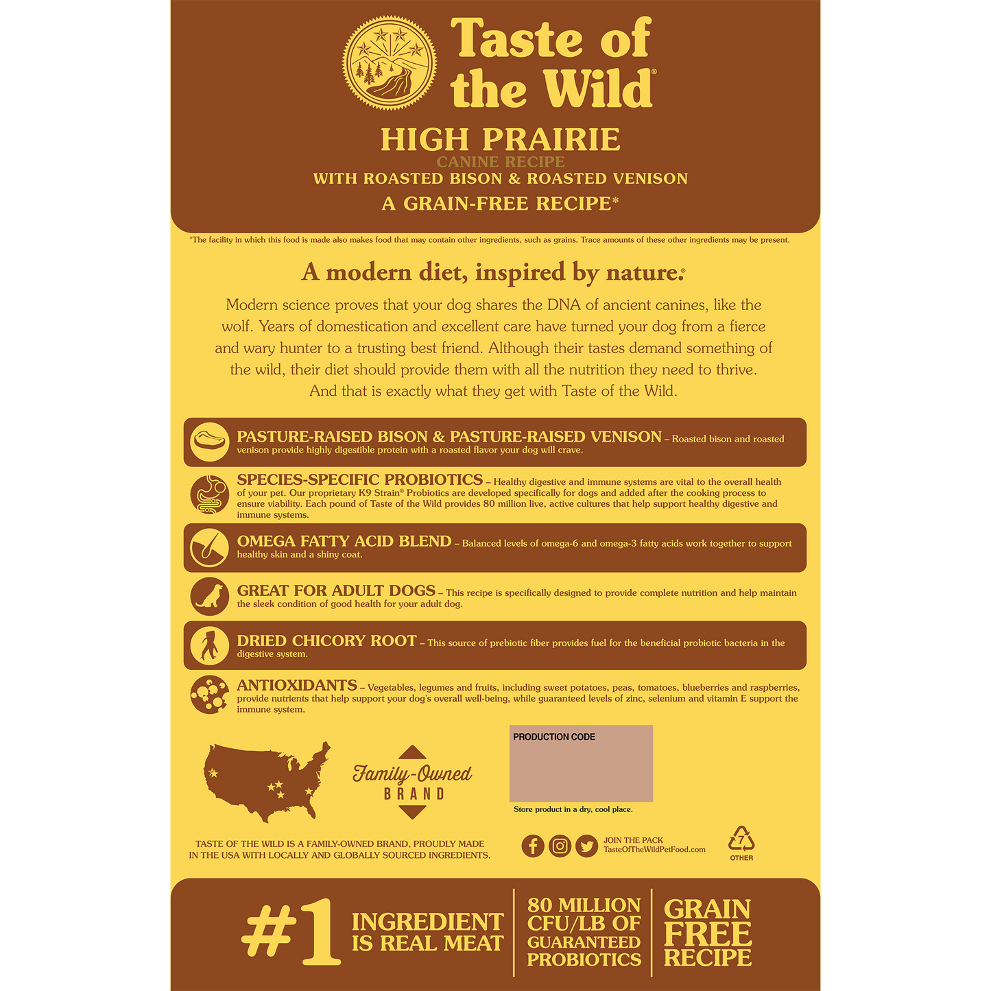 Taste Of The Wild High Prairie Canine Recipe