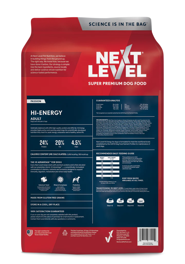 NEXT LEVEL HI-ENERGY 40LB