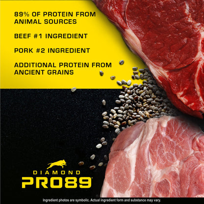 Diamond Pro89 Beef,Pork,& Ancient Grains Formula Dog