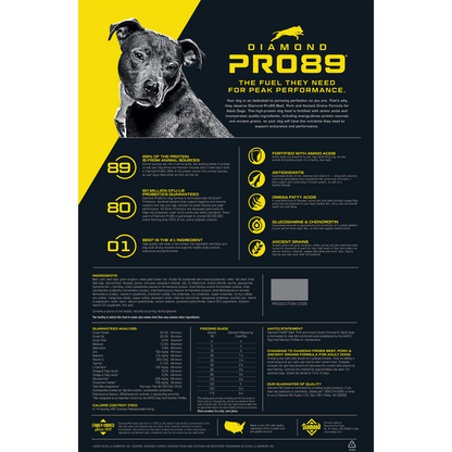 Diamond Pro89 Beef,Pork,& Ancient Grains Formula Dog